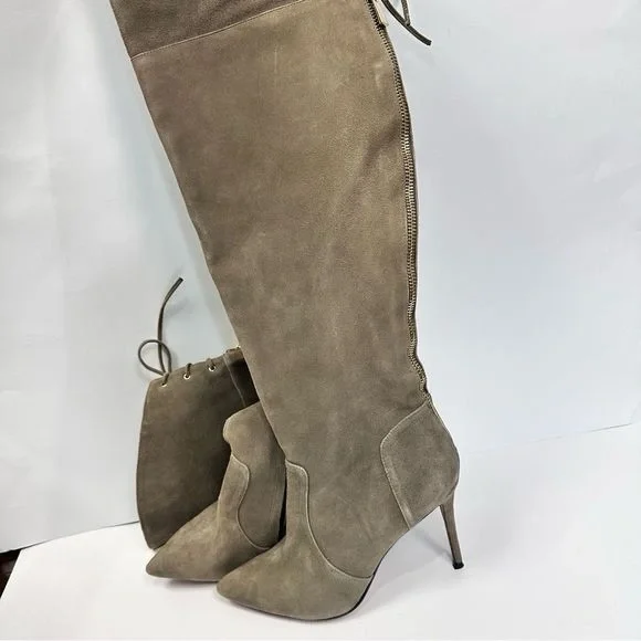 Raye Knee High High Heeled Boots Sz 6 - Picture 12 of 12